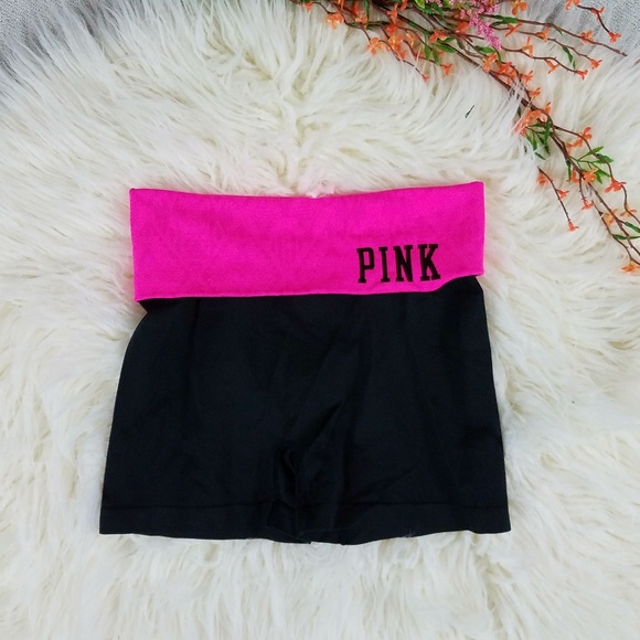 PINK Victoria's Secret Pants - VICTORIA'S SECRET Pink Aztec Yoga Shorts
